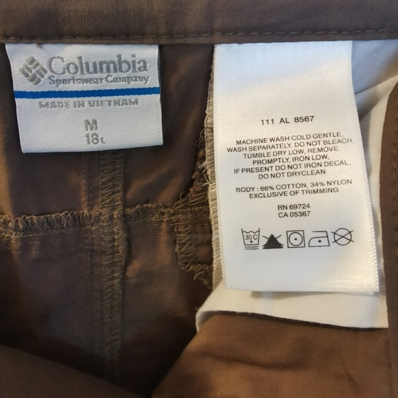 COLUMBIA | Cropped/Clamdigger Pant, Brown - Picture 5 of 5